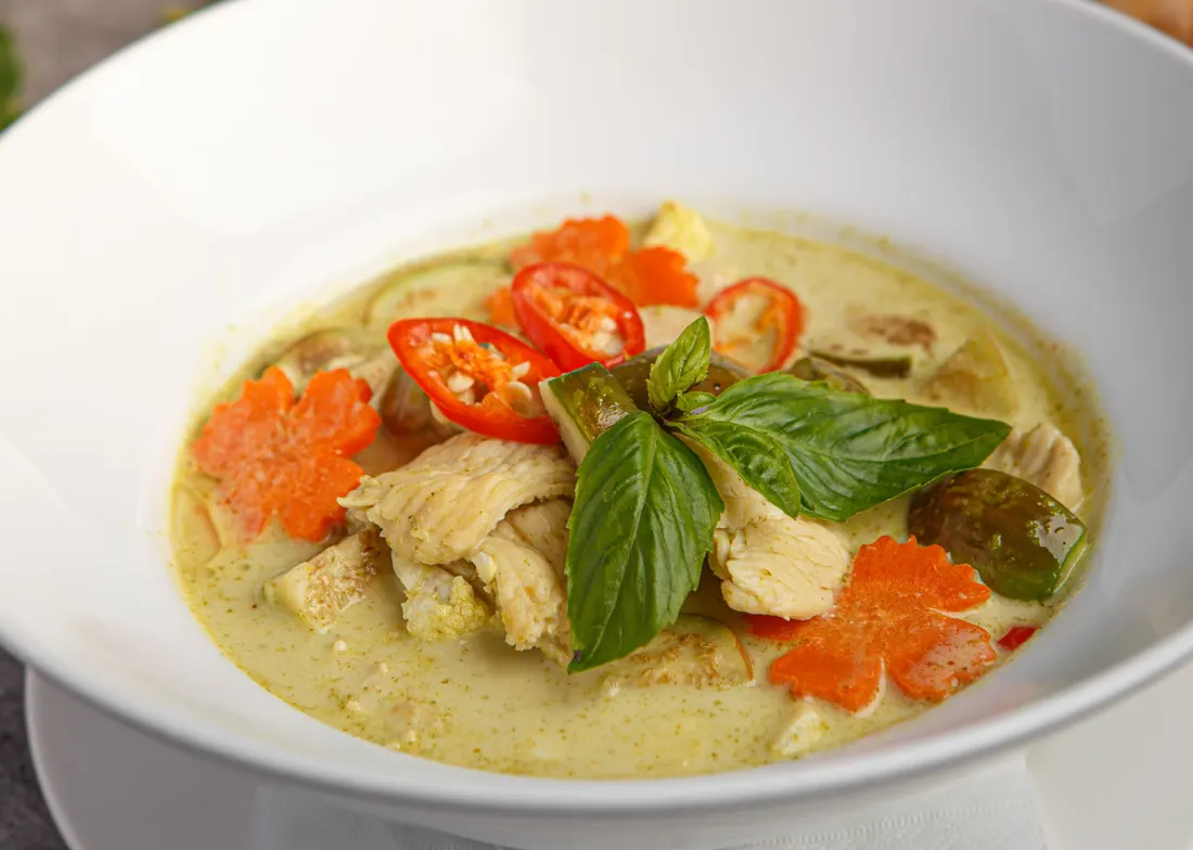 Chicken Green Curry at VIVA Rooftop