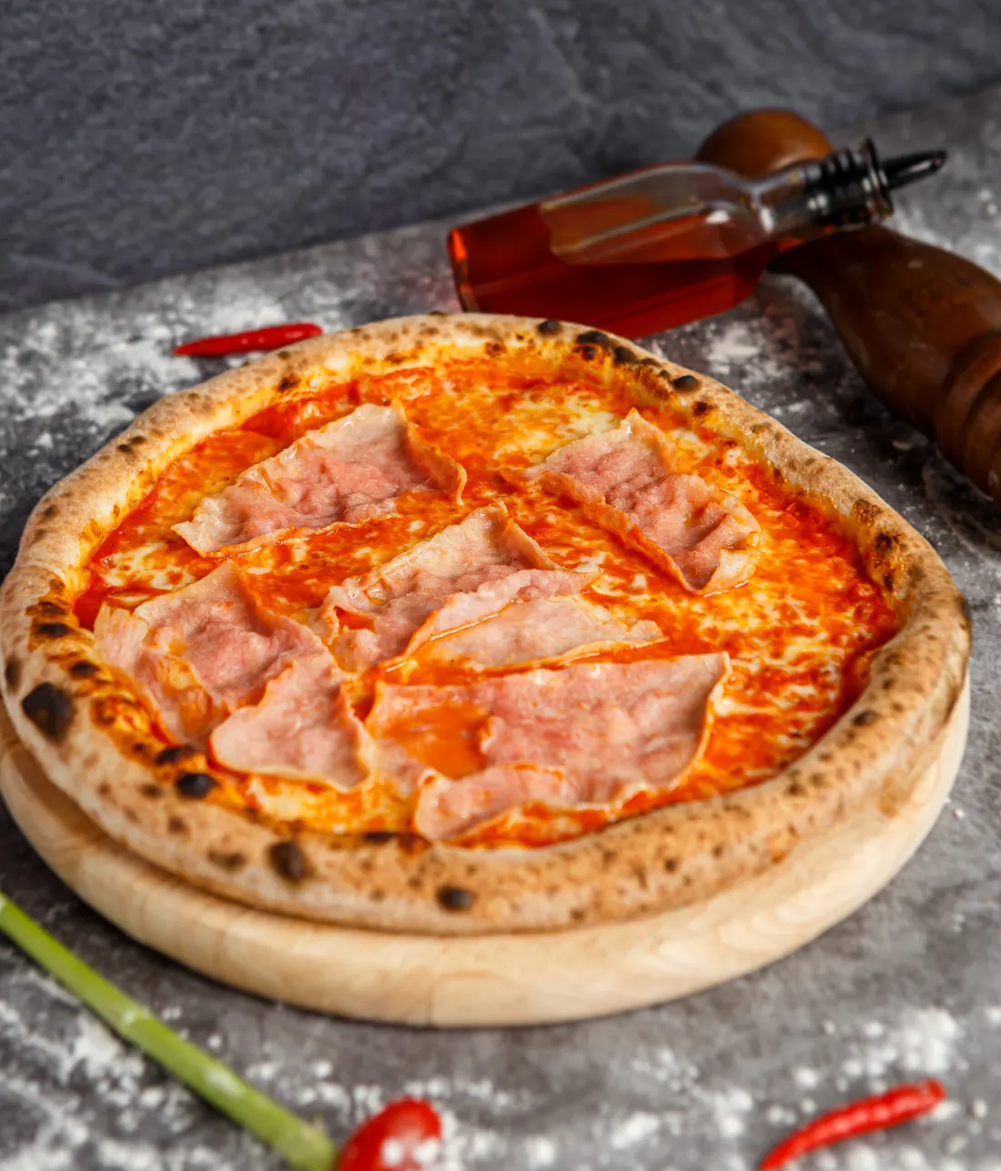 Pizza Cotto at VIVA Rooftop